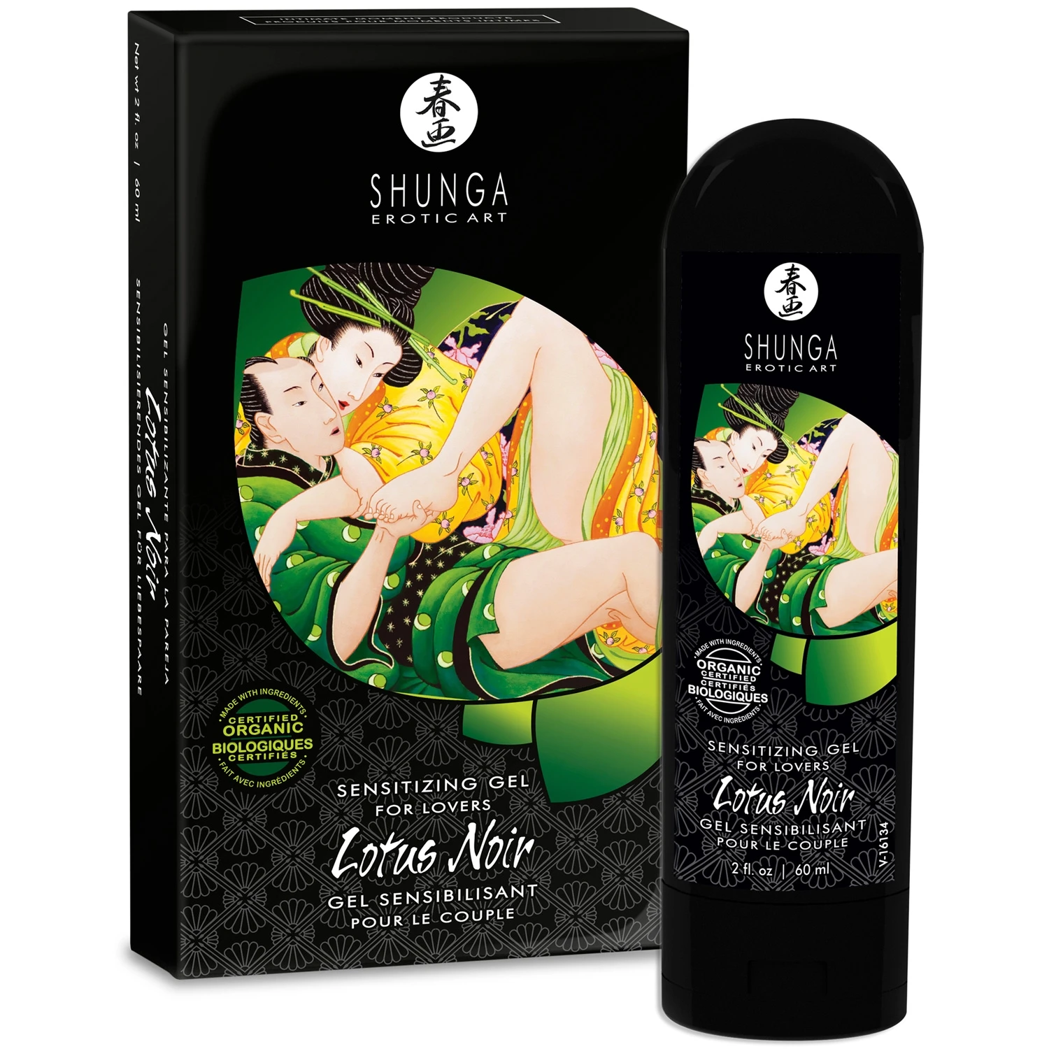 Shunga Lotus Noir Gel Sensibilisant 60 ml 1