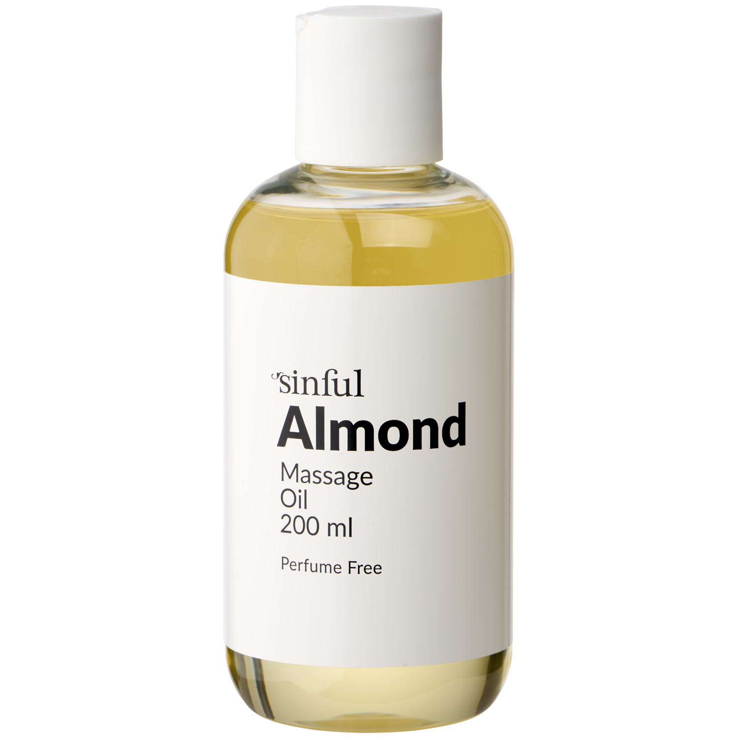 Sinful Mandel Massageolie 200 ml      - Gul
