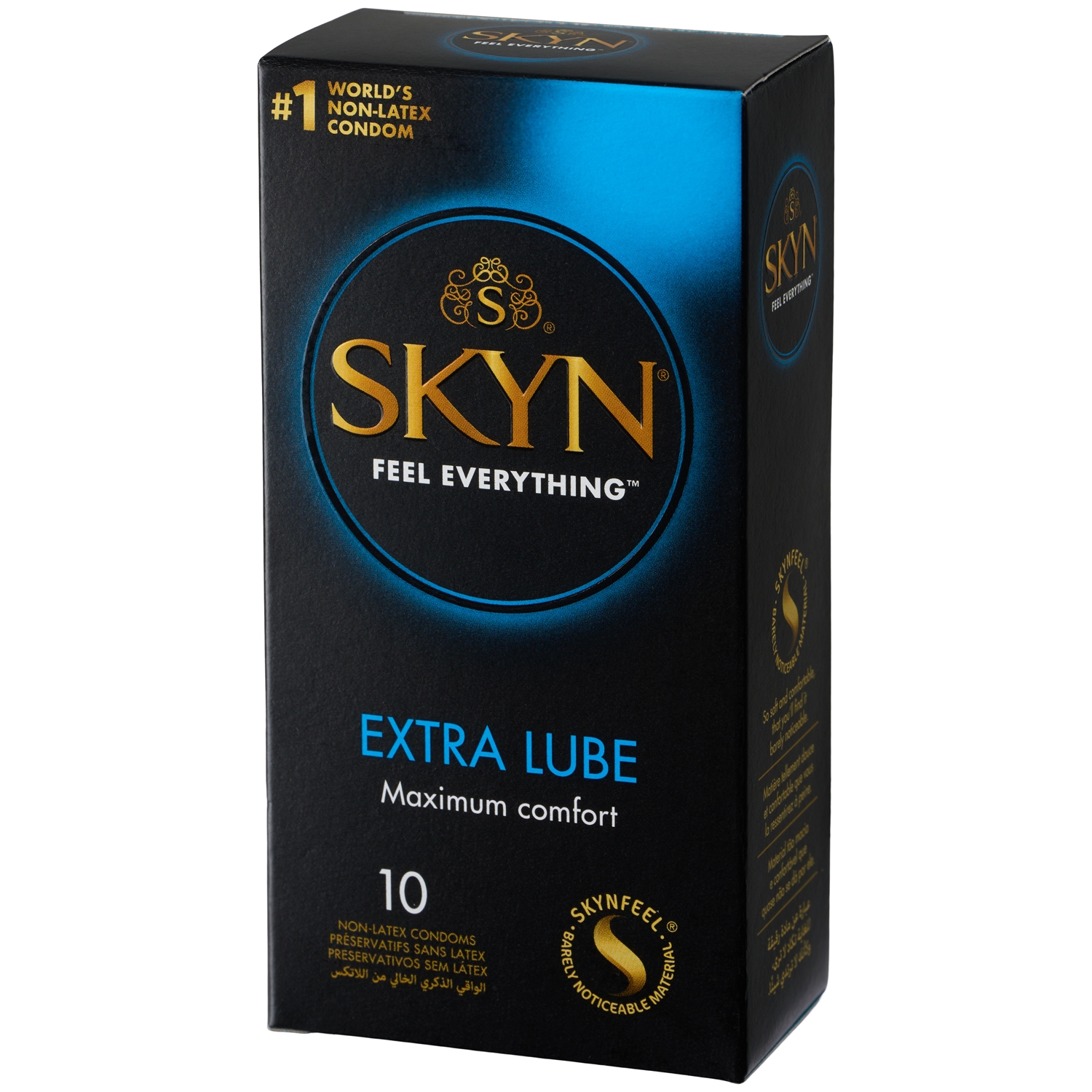 Skyn Extra Lube Latexfri Kondomer 10 stk - Clear