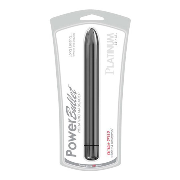 PowerBullet Multi Speed Platinum Lang Vibrator  1