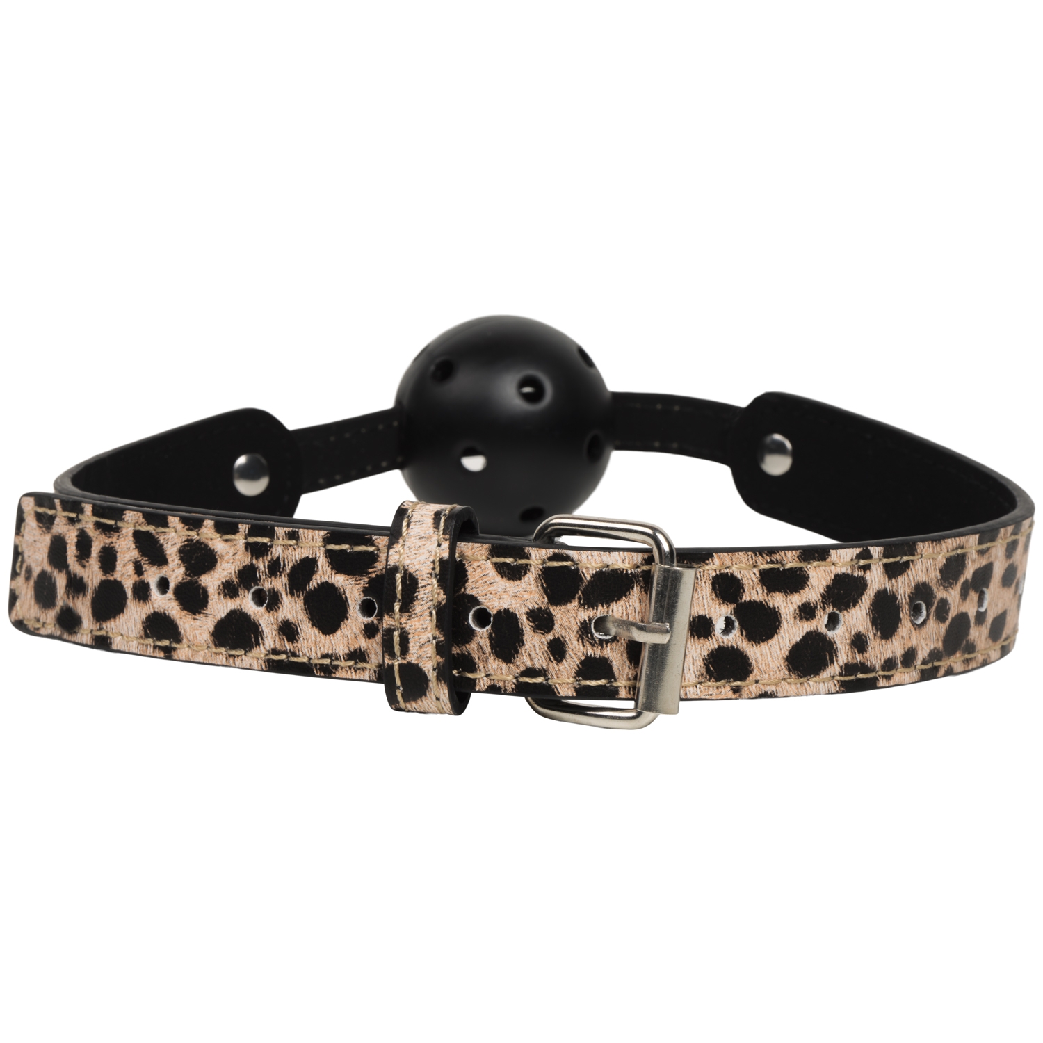 Baseks Leopard Ball Gag 1