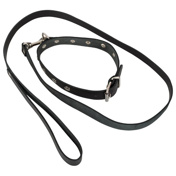 ZADO Skinn Halsbånd med Snor var 1