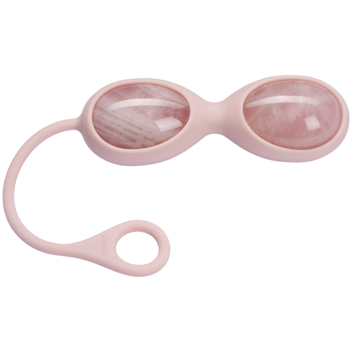 Le Wand Yoni Rose Quartz Double Boules de Geisha 58 g var 1