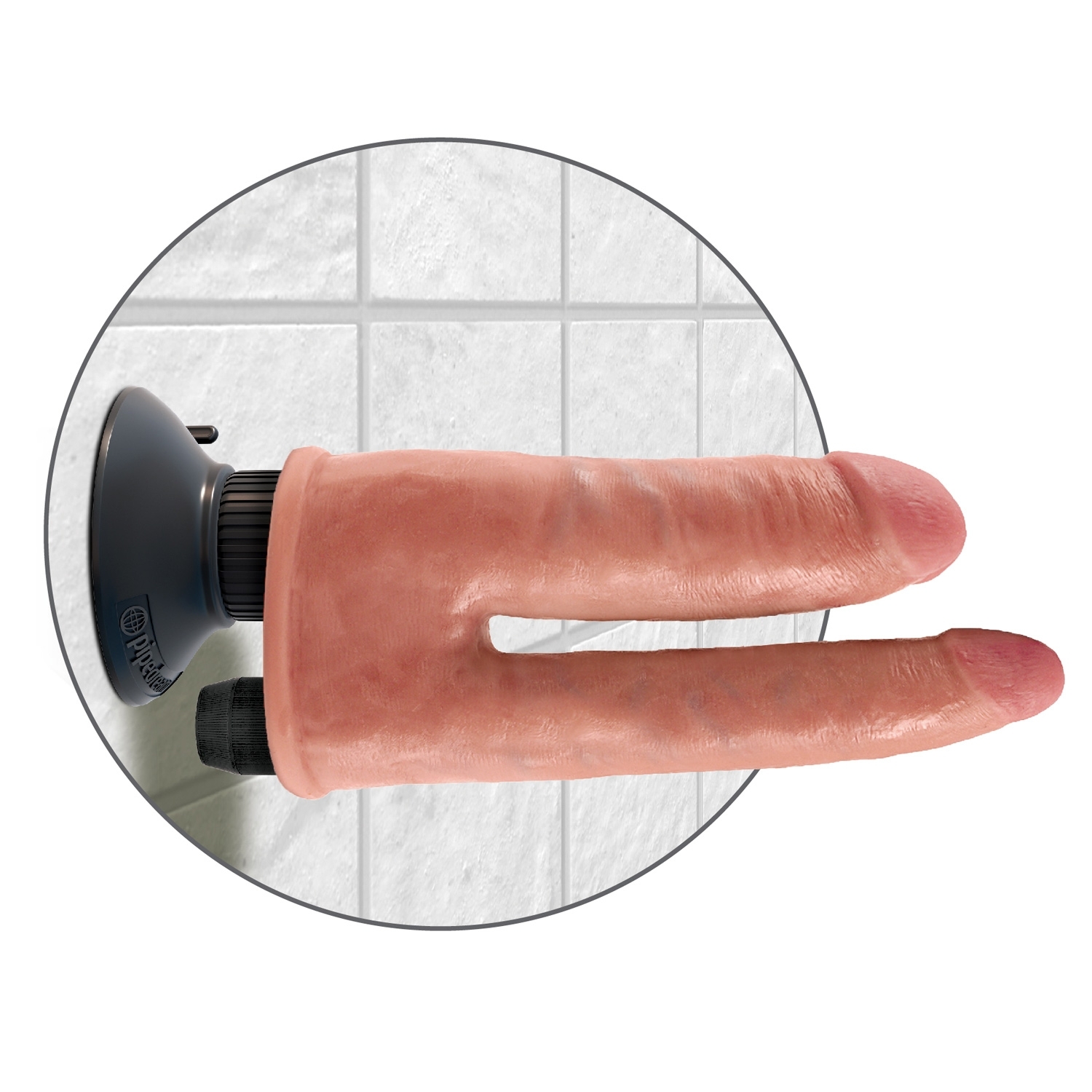 King Cock Double Vibrerande Dubbeldildo 20 cm 1