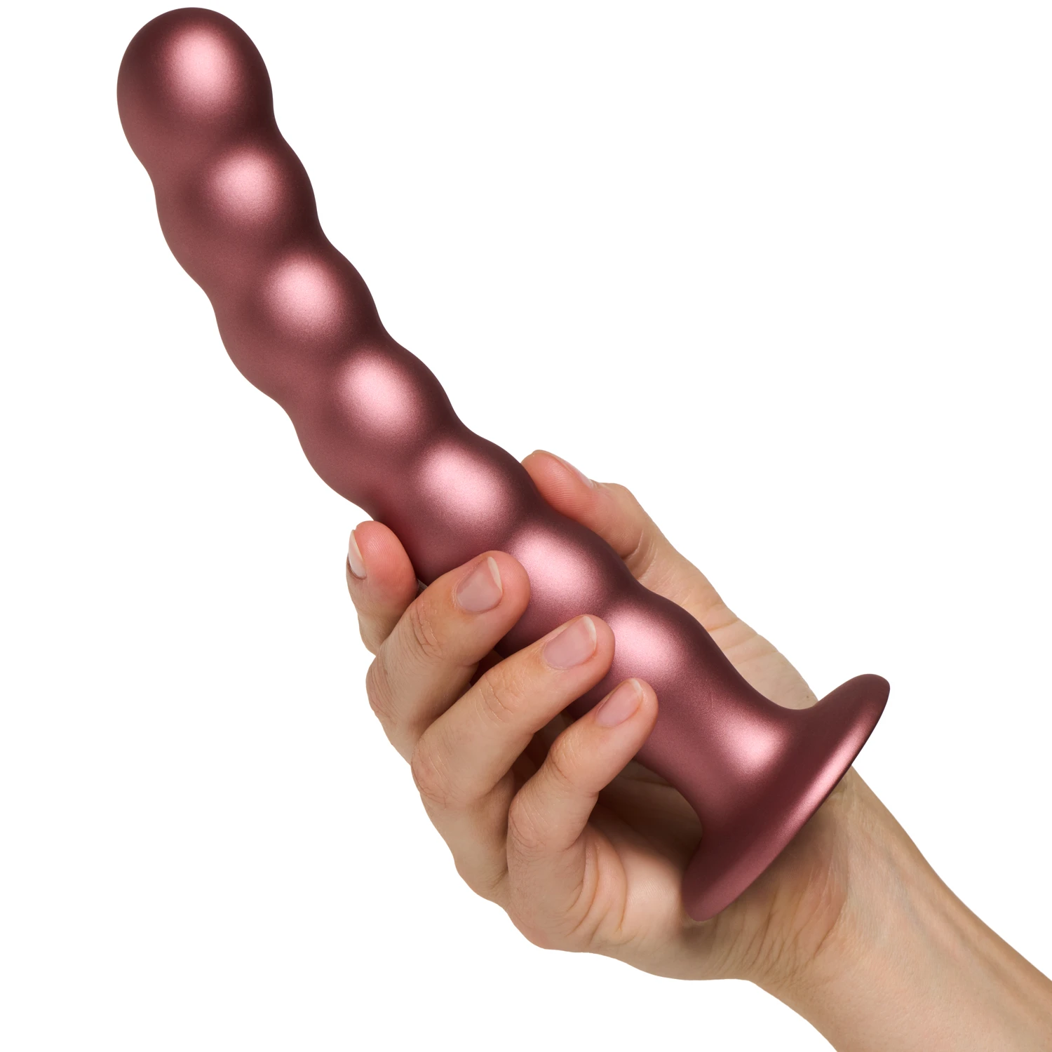 Ouch! Beaded Silicone G-Spot Dildo 8 Inch 1