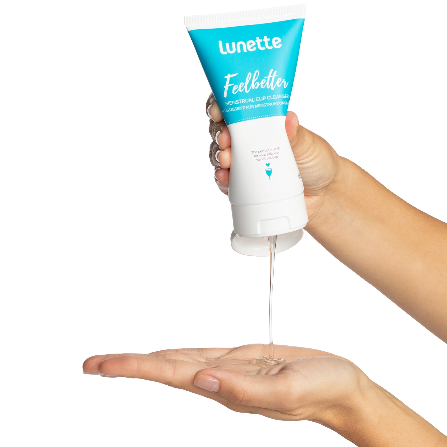 Lunette Feelbetter Menstruationskop Rengøring 150 ml 1