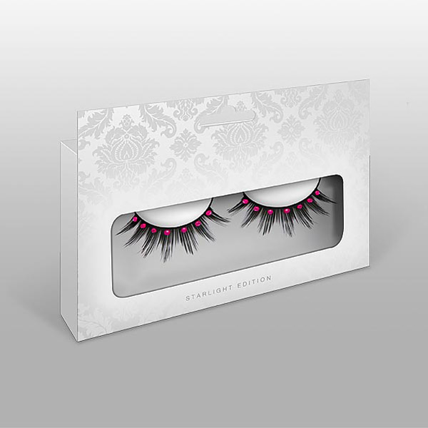 Baci Øjenvipper Glamour Sort/Pink 1