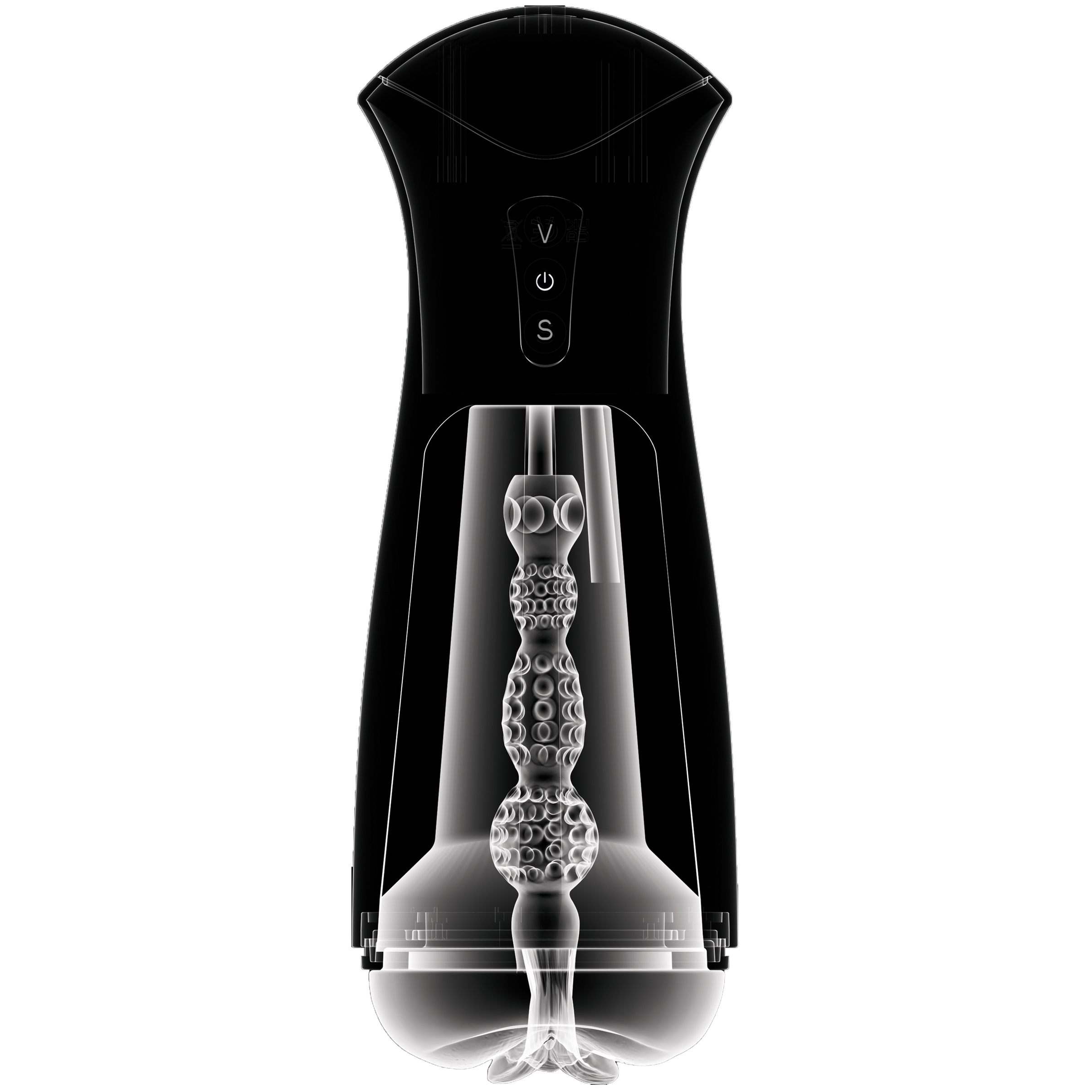 PDX Elite Fuck-gasm Masturbateur à Aspiration et Vibrations var 2