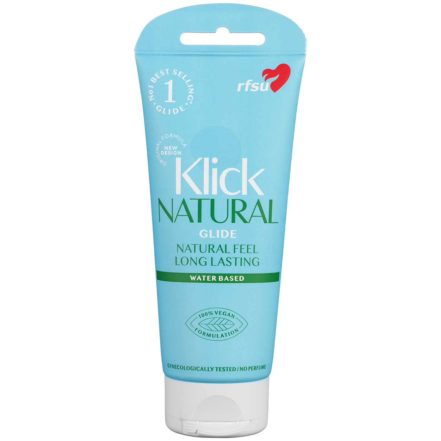 RFSU Klick Natural Glide Vandbaseret Glidecreme 100 ml - Clear