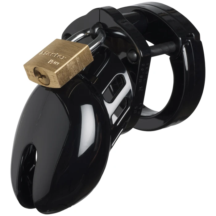 CB-6000S Black Chastity Device 6.35 cm var 1