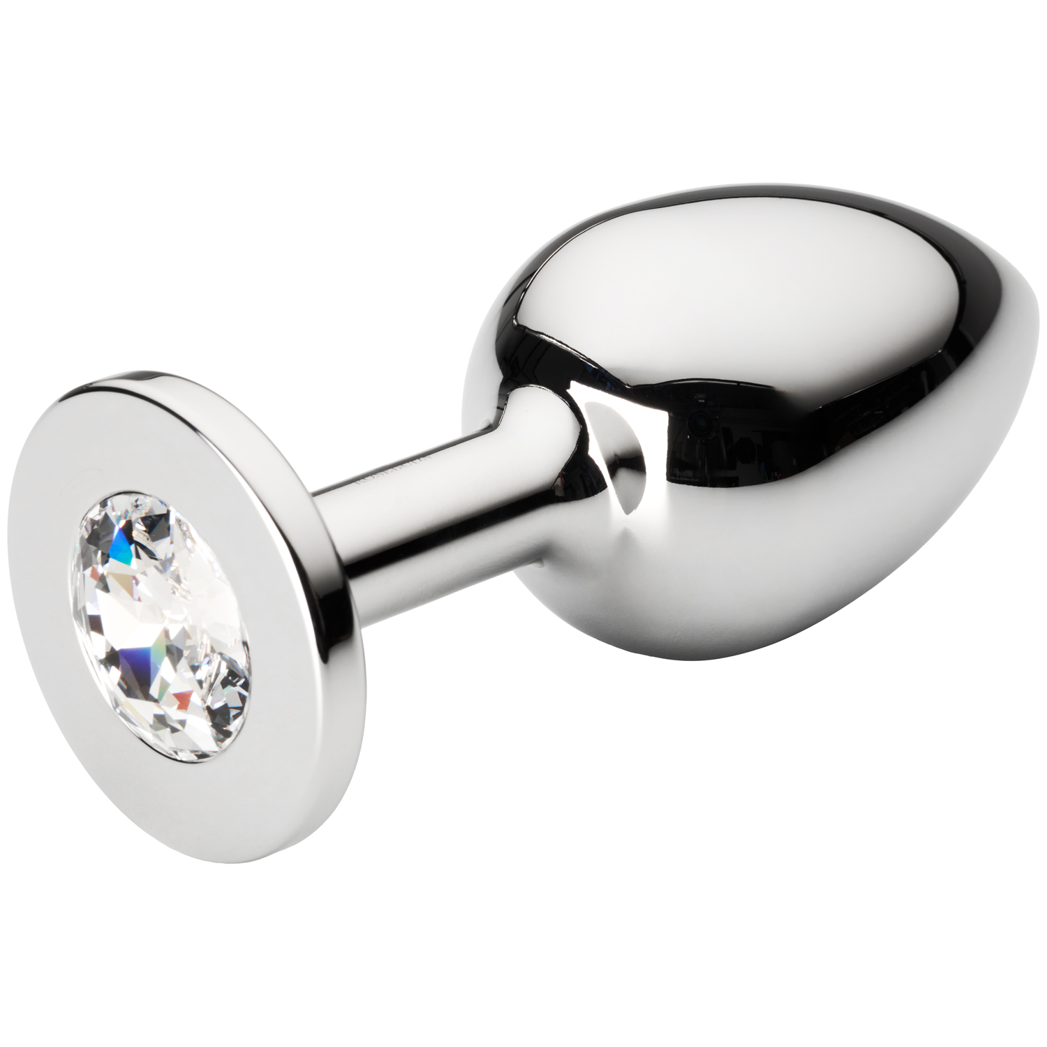 Rosebuds Cristal Plug XXLarge - Sølv