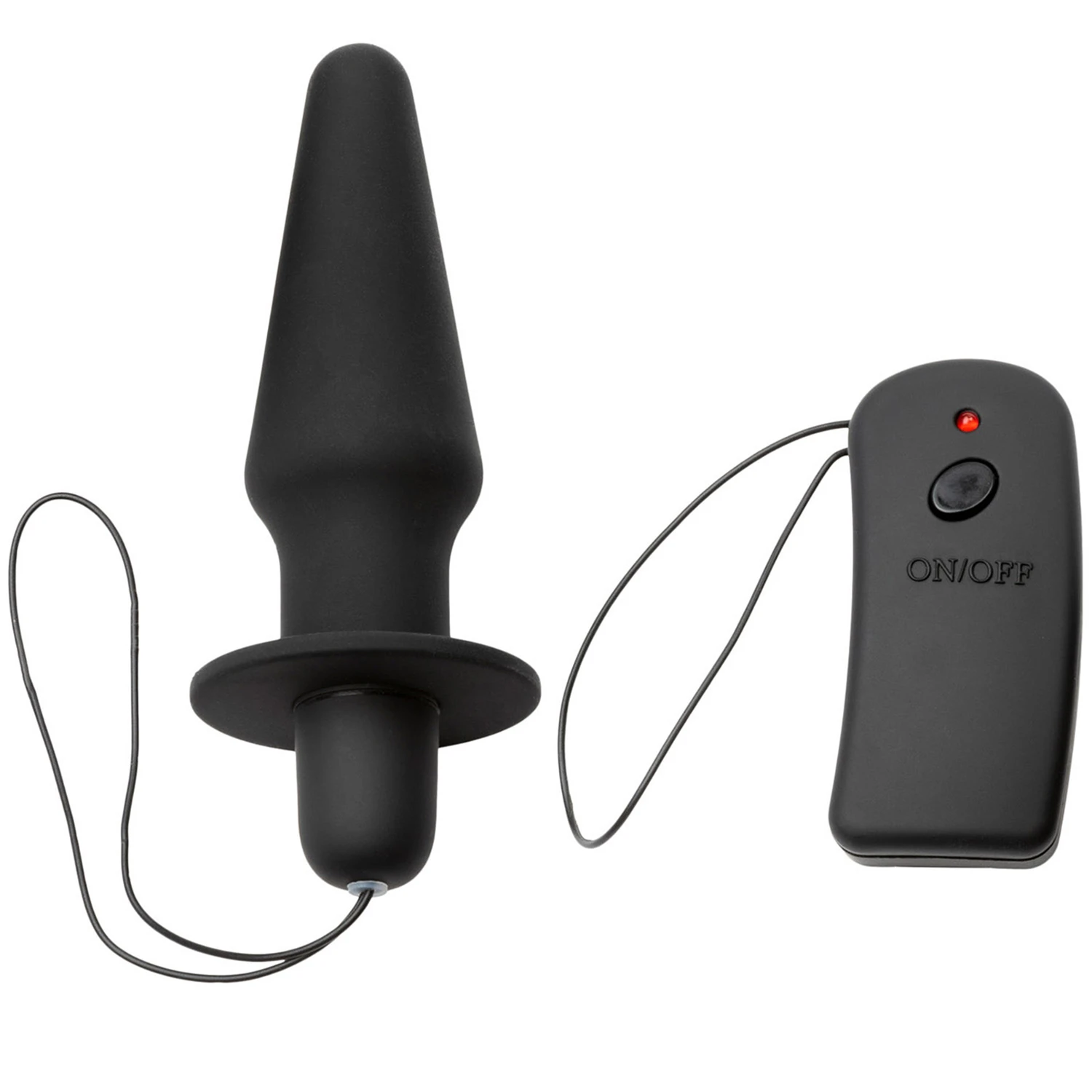 Baseks Fjernbetjent Vibrerende Anal Plug var 1