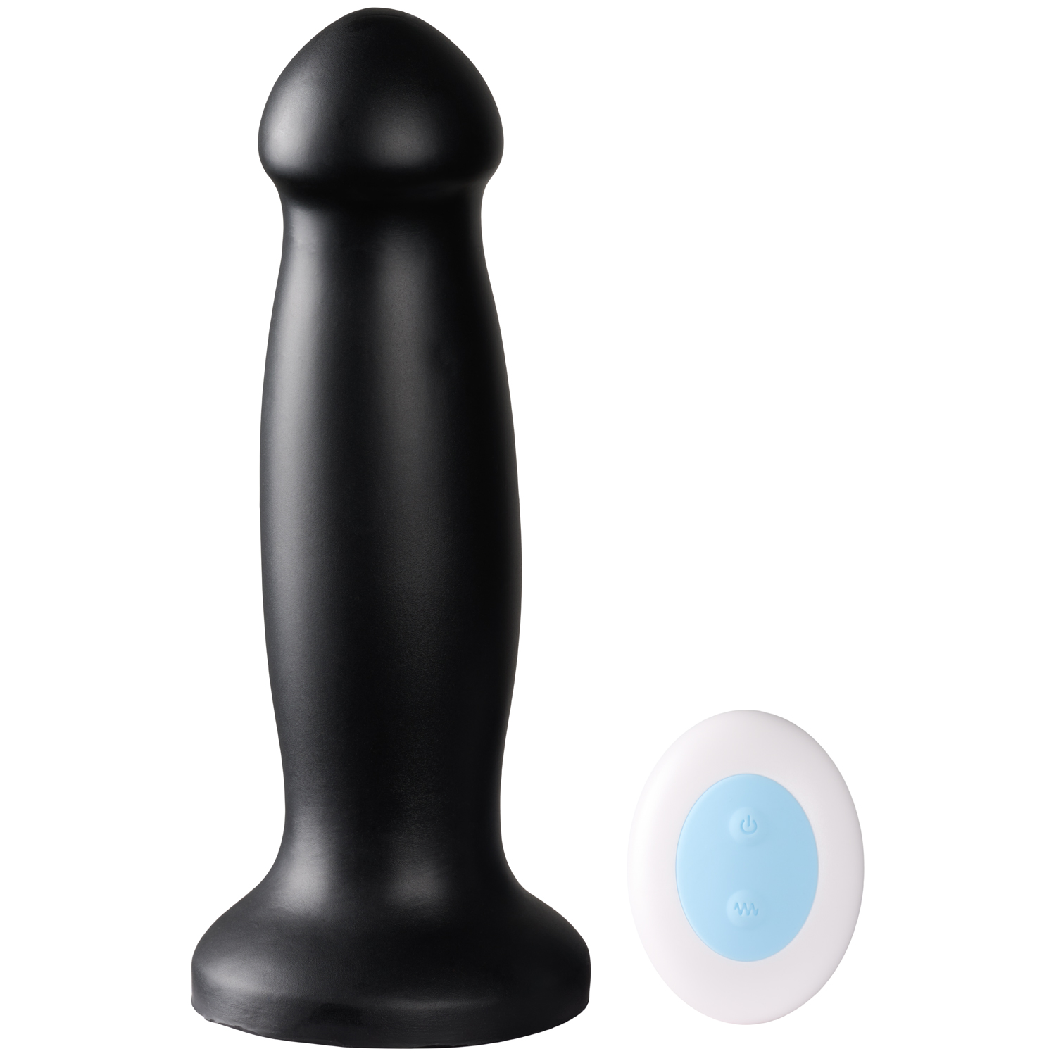 Hismith KlicLok Vibrerende Dildo 18 cm - Sort
