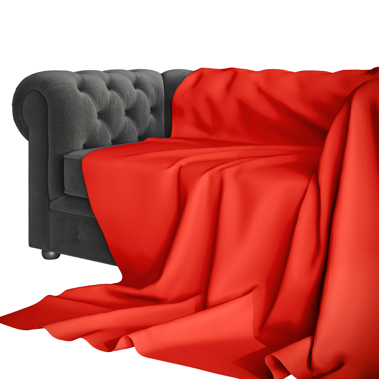 Sheets of San Francisco Sexlagen 213x240 cm       - Red