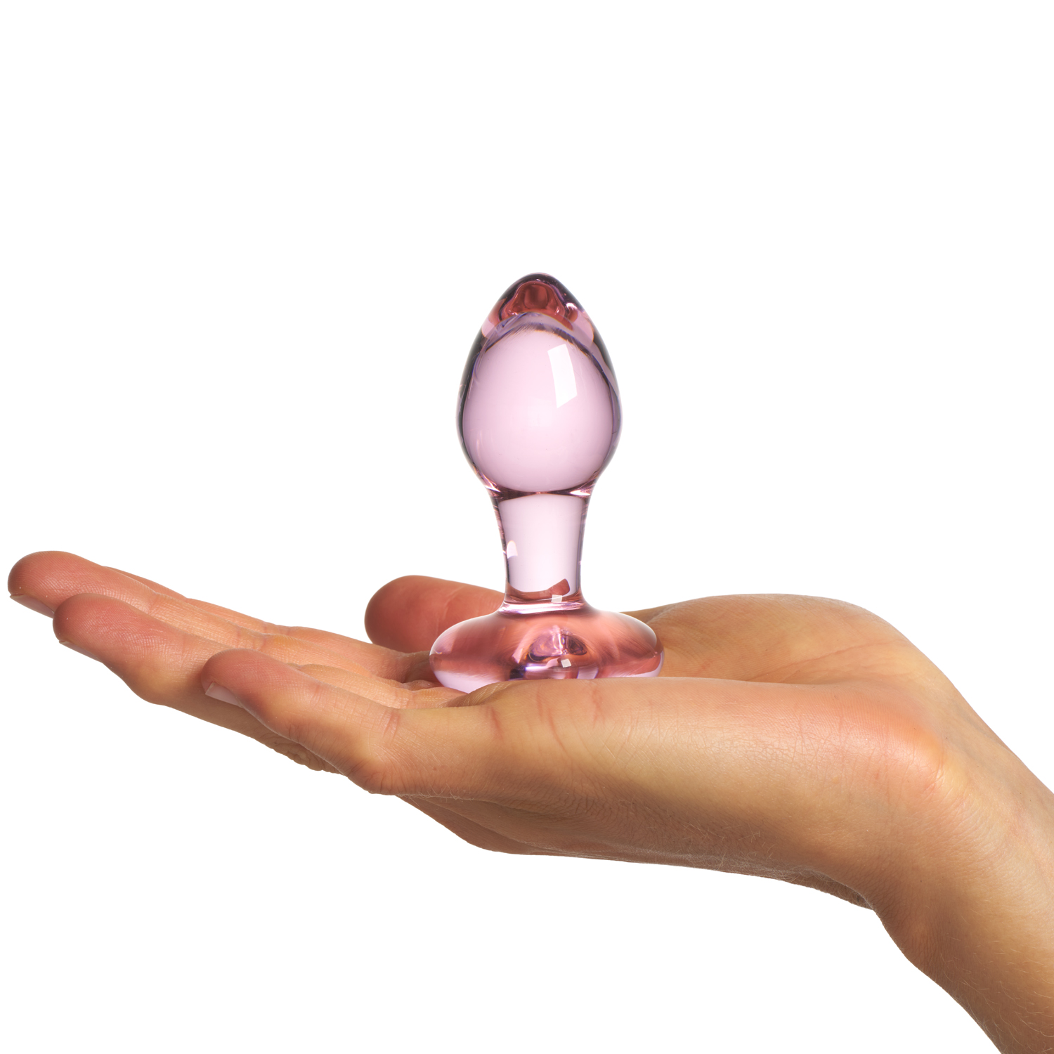 Baseks Heart Glazen Buttplug Medium 8,5 cm 1