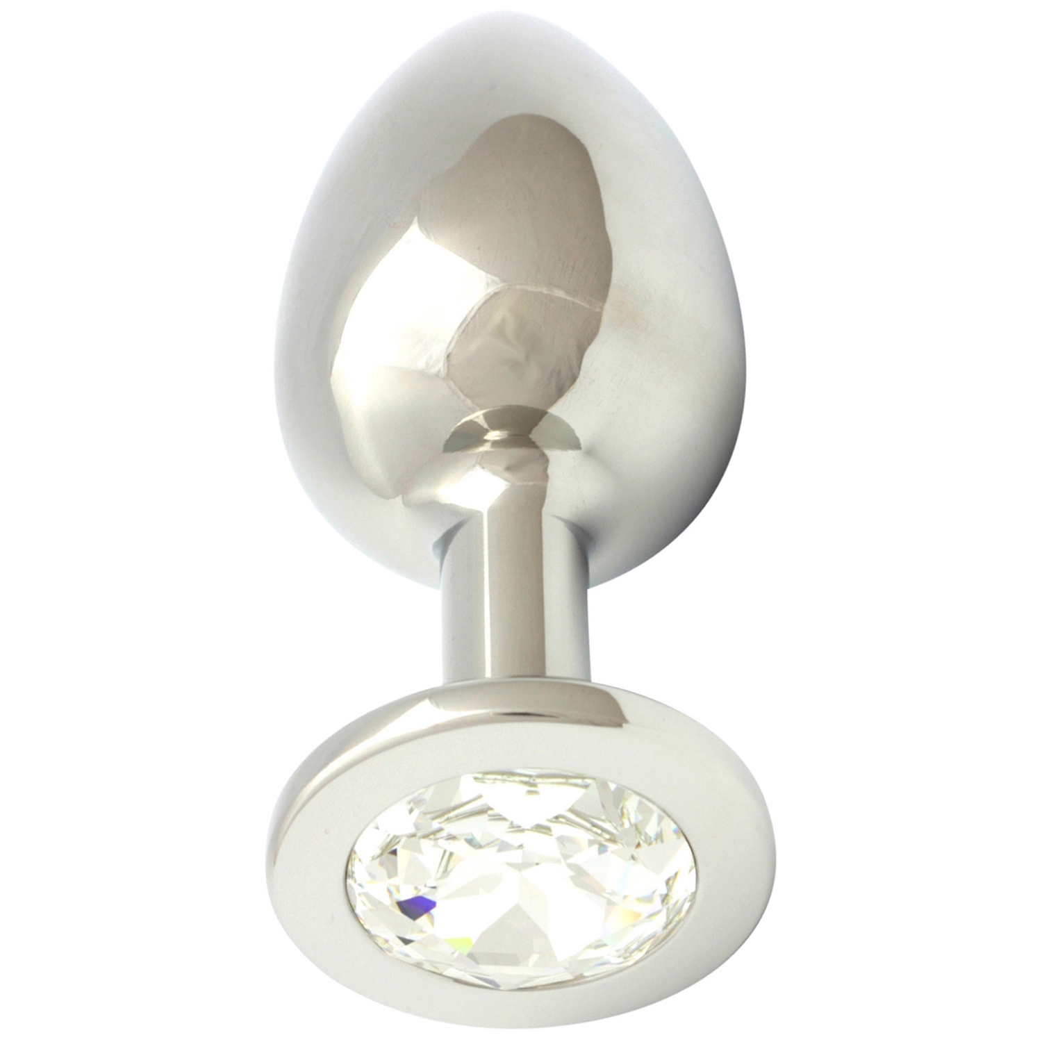 Rosebuds Swarovski Cristal Plug XLarge - Silver