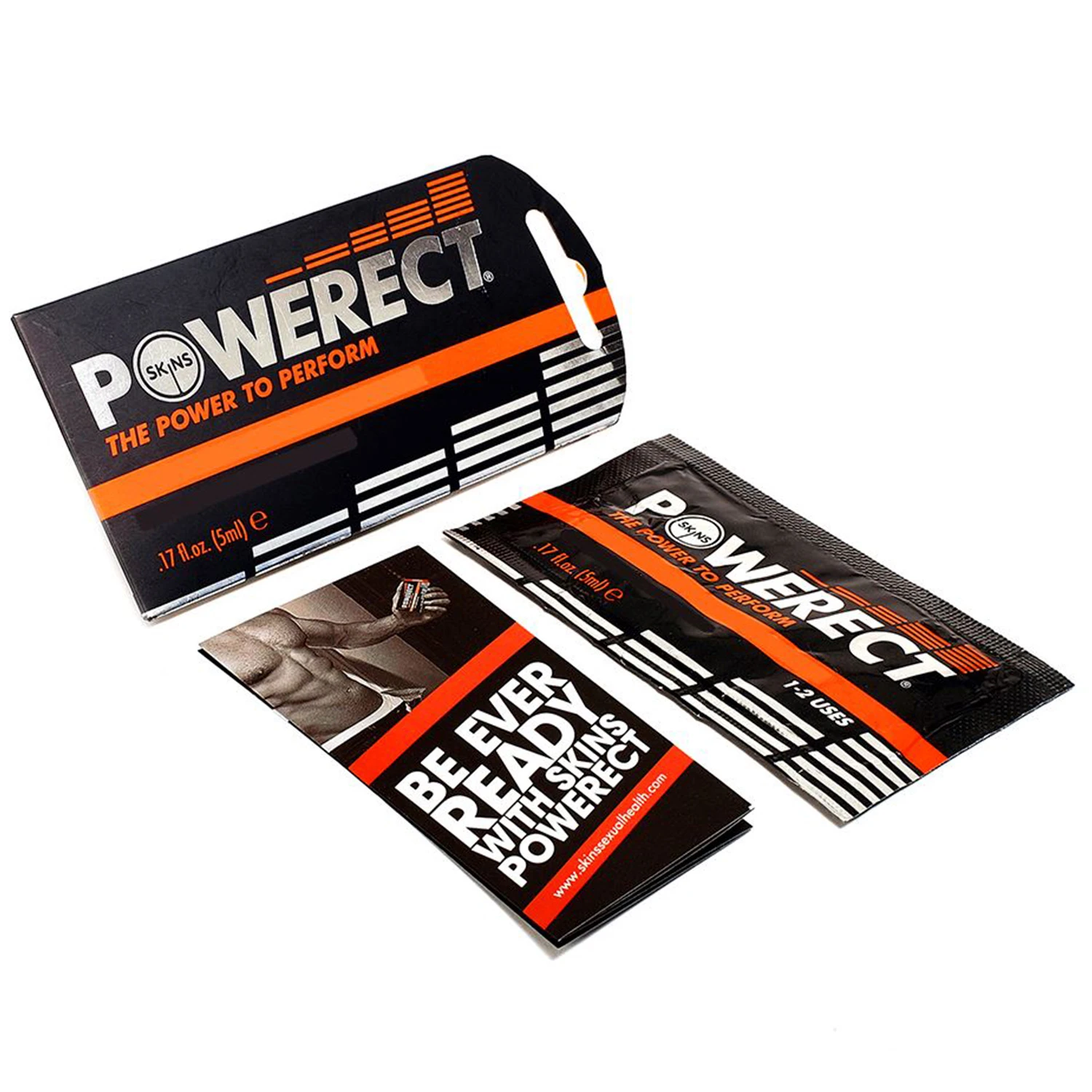 Skins Powerect Stimulerende krem til menn 5 ml 1