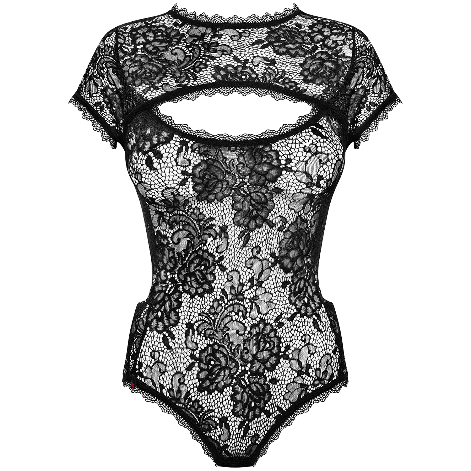 Obsessive Peonesia Black Teddy - L/XL var 1