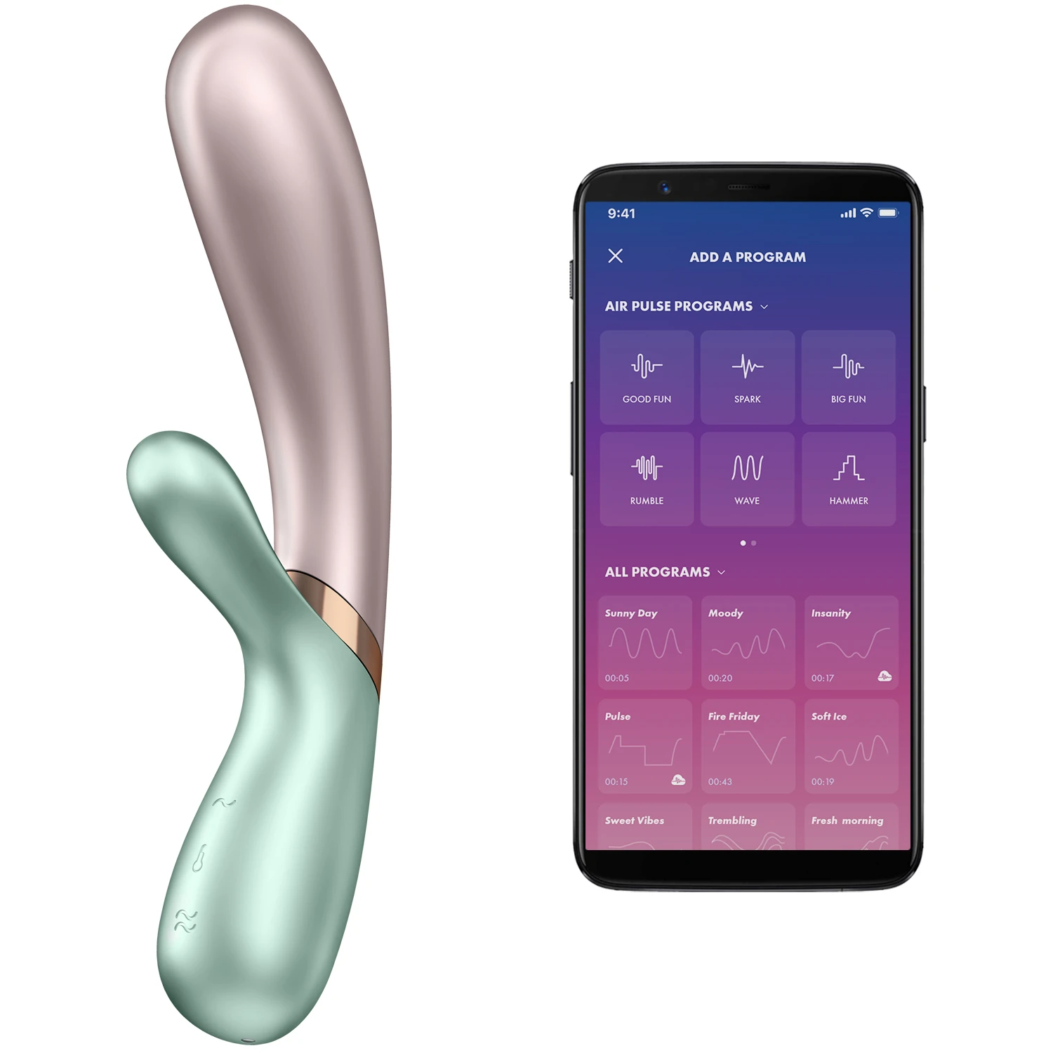 Satisfyer Hot Lover Rabbit Vibrator var 1