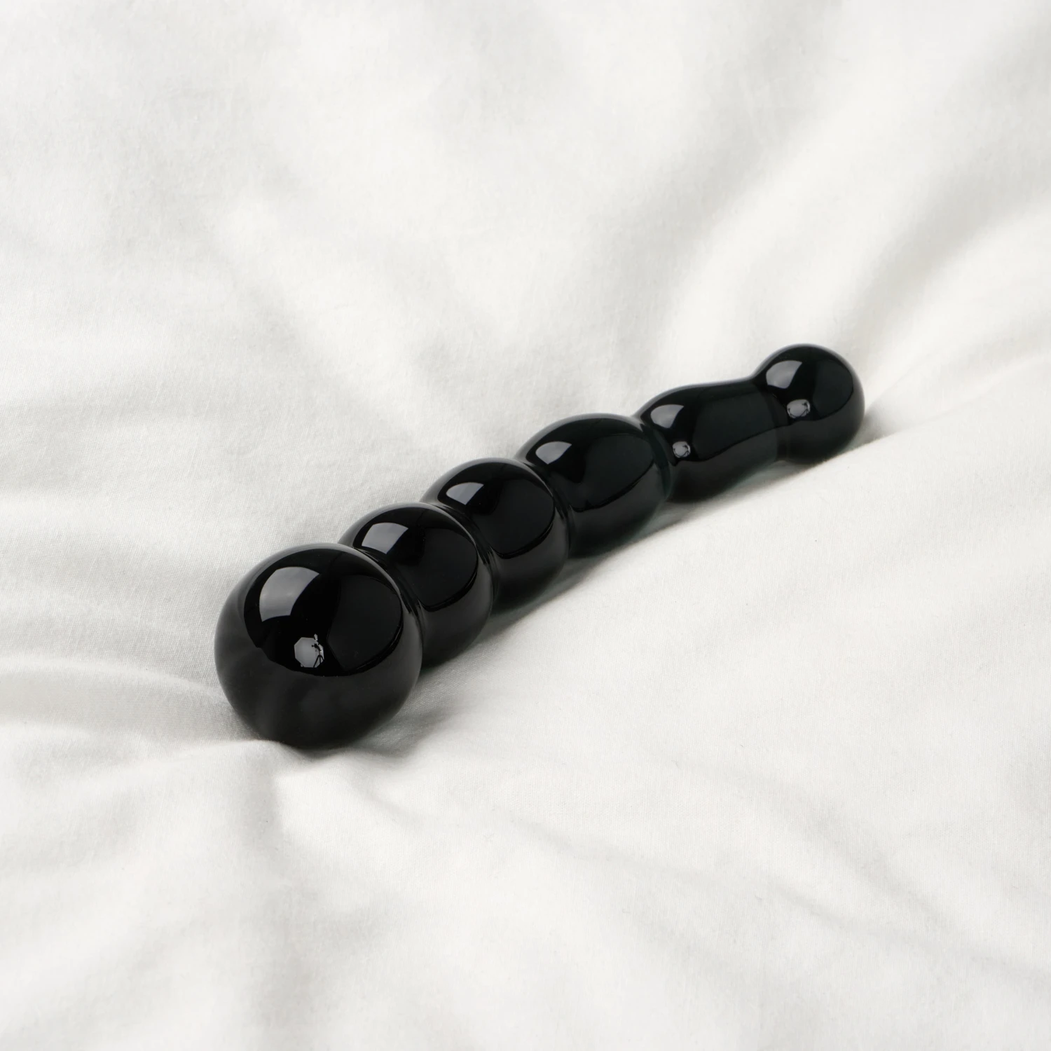Sinful Black Groove Glassdildo 15 cm 1