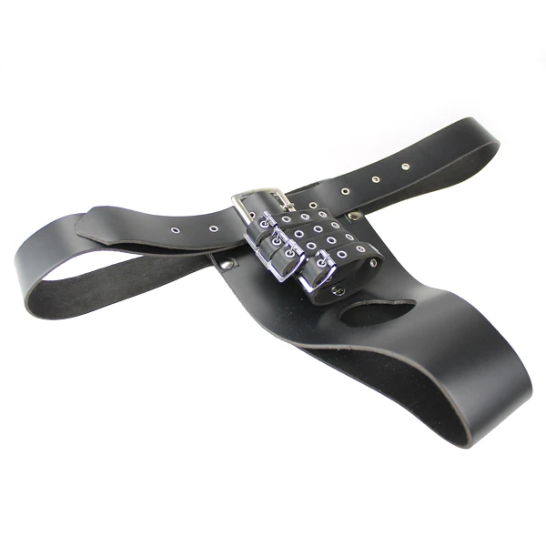 Rimba Læder Kyskhedsbælte til Mænd var 1