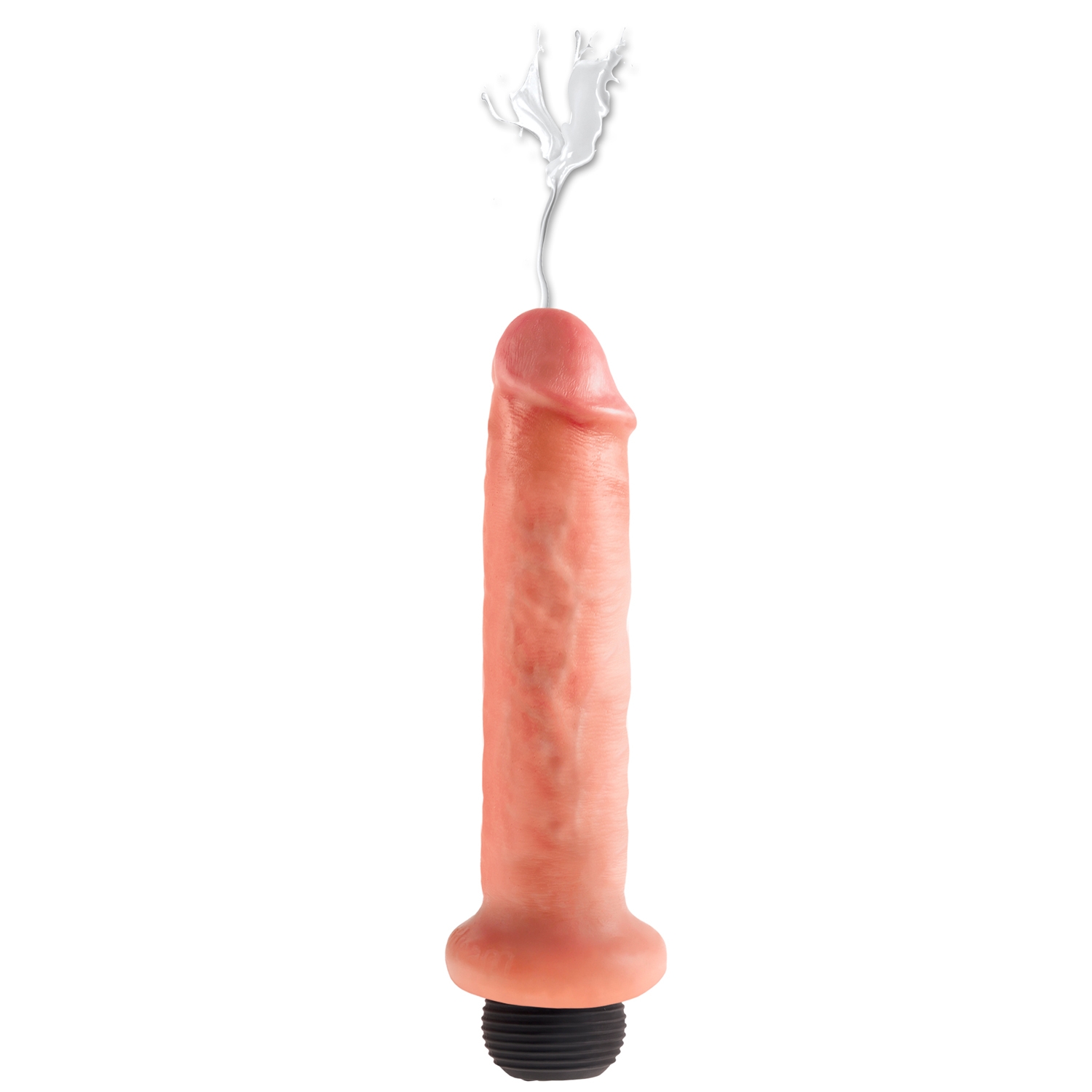 King Cock Realistisk Sprøjte Dildo 21,6 cm - Nude