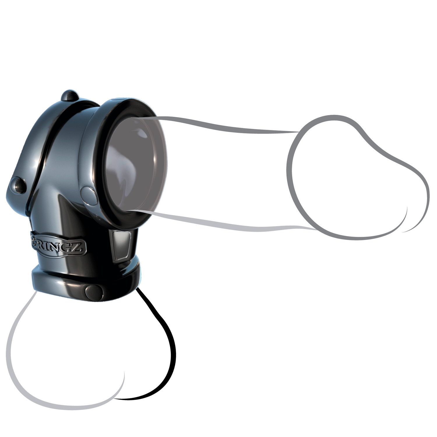 Fantasy C-Ringz Cock Pipe mit Hodenstretcher 1