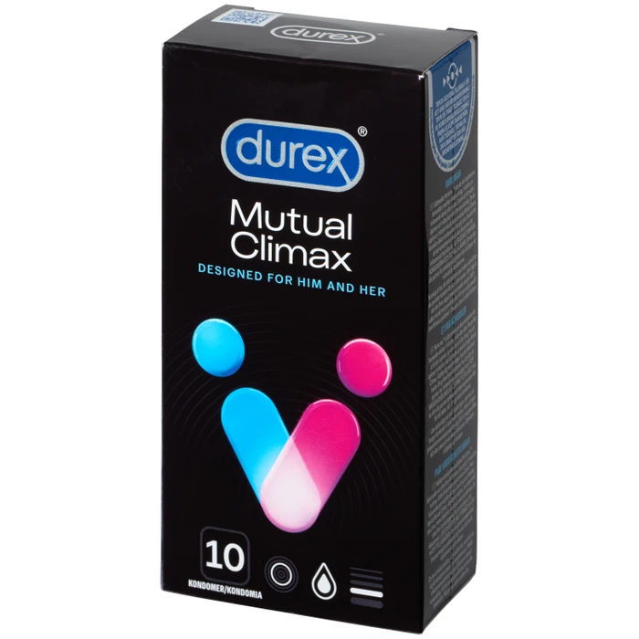 Durex Mutual Climax Viivästyttävät Kondomit 10 kpl var 1