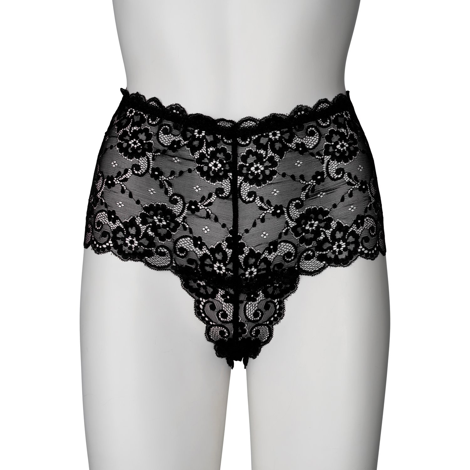 NORTIE Evening-Promise Højtaljet Bundløs Hipster - Sort - S/M