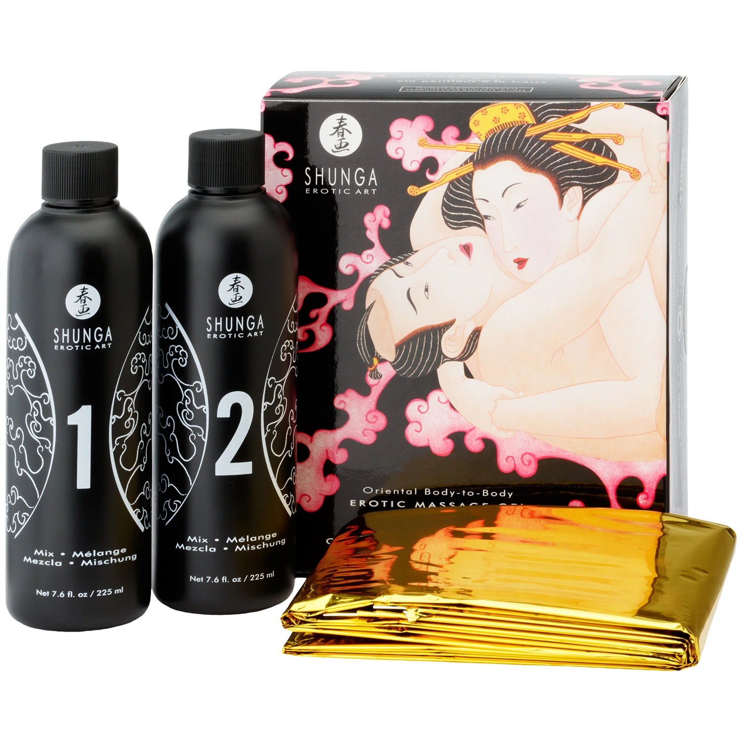 Shunga Body to Body Ensemble Gel de Massage 2 x 225 ml var 1