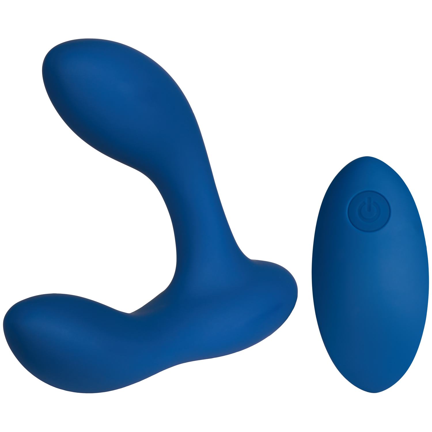 Sinful Comfort Business Blue Opladelig Prostata Vibrator med Fjernbetjening   - Blå