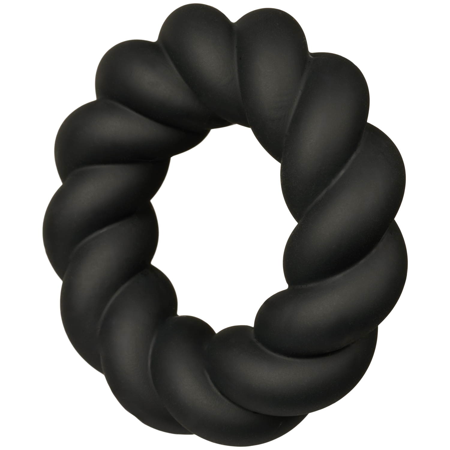 Rocks Off Twist Non-vibrerende C-ring - Black thumbnail