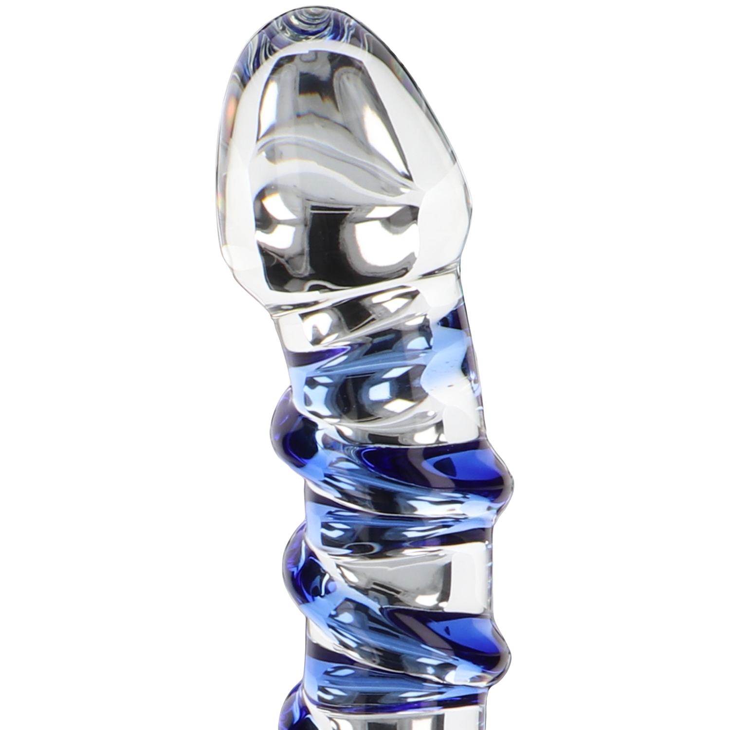 ToyJoy G-Spot Ädelstensglasdildo 18 cm 1
