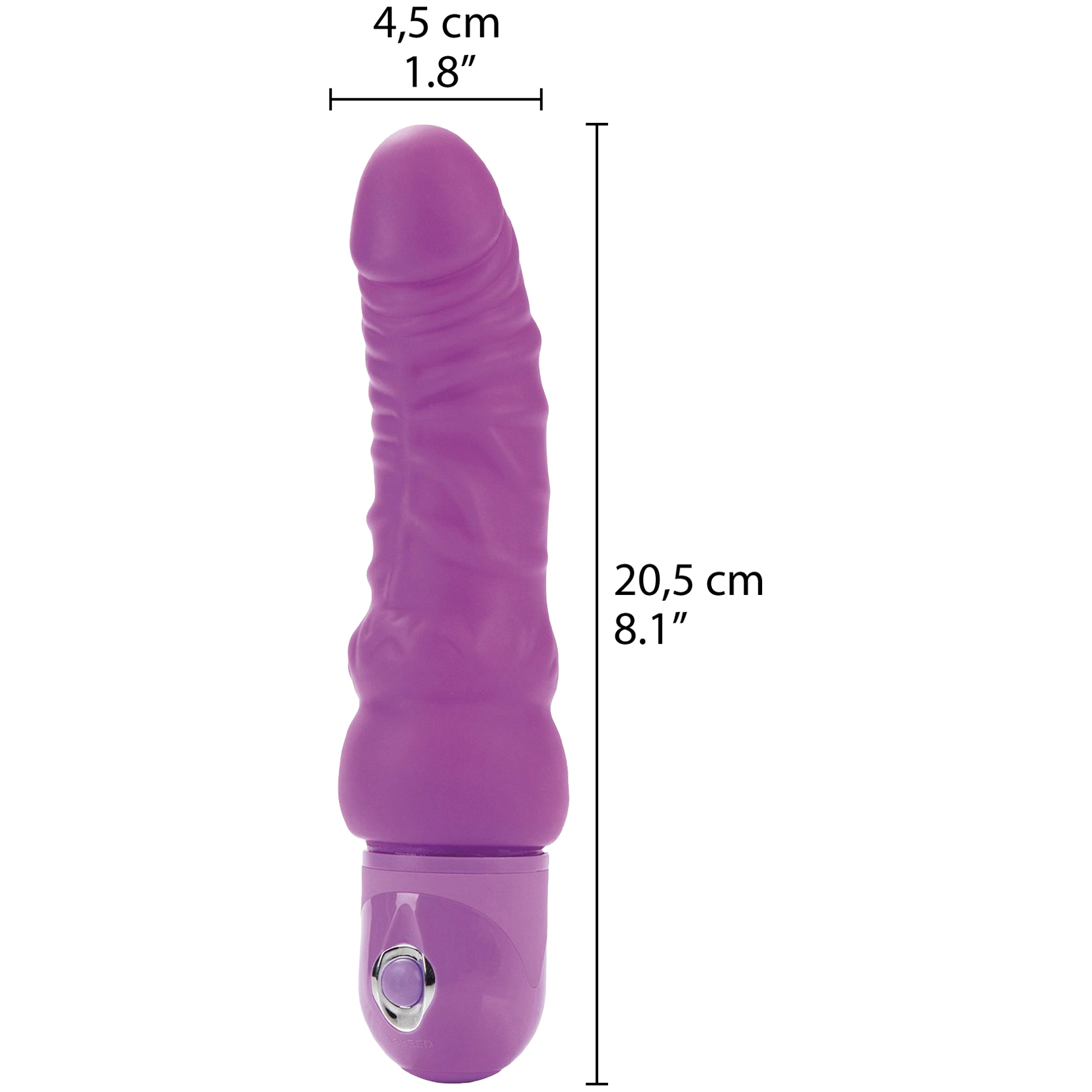 CalExotics Power Stud Curvy Gode Vibrant 20,5 cm var 2