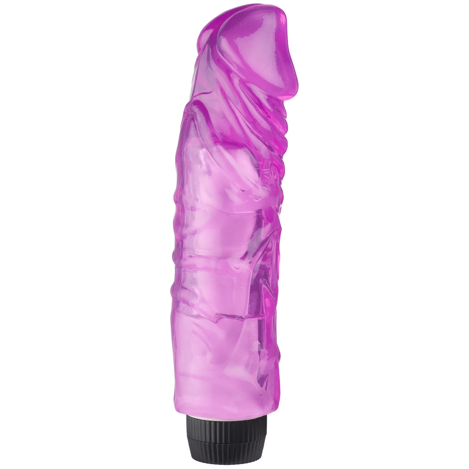 baseks Realistisk Multispeed Lilla Dildo Vibrator XL - Purple thumbnail