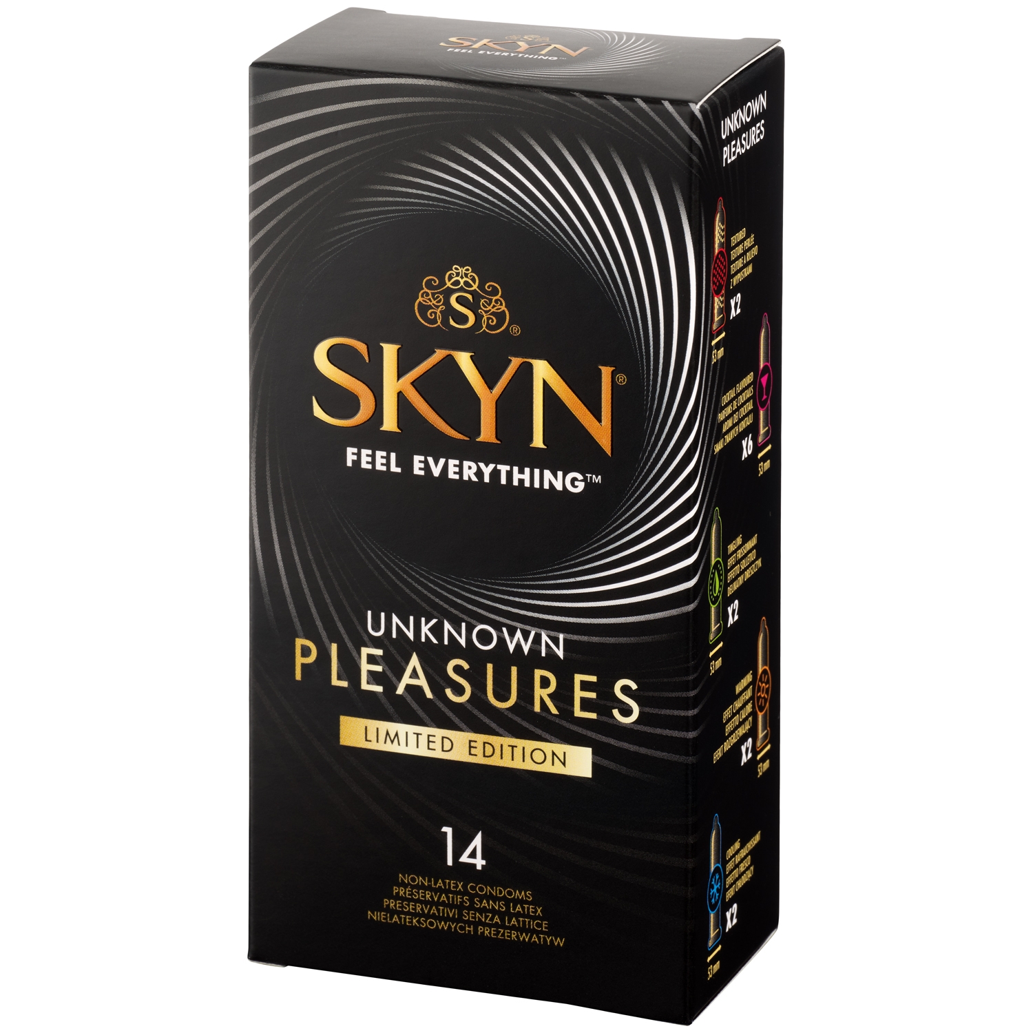 SKYN Unknown Pleasures Kondomer 14 st   - Klar