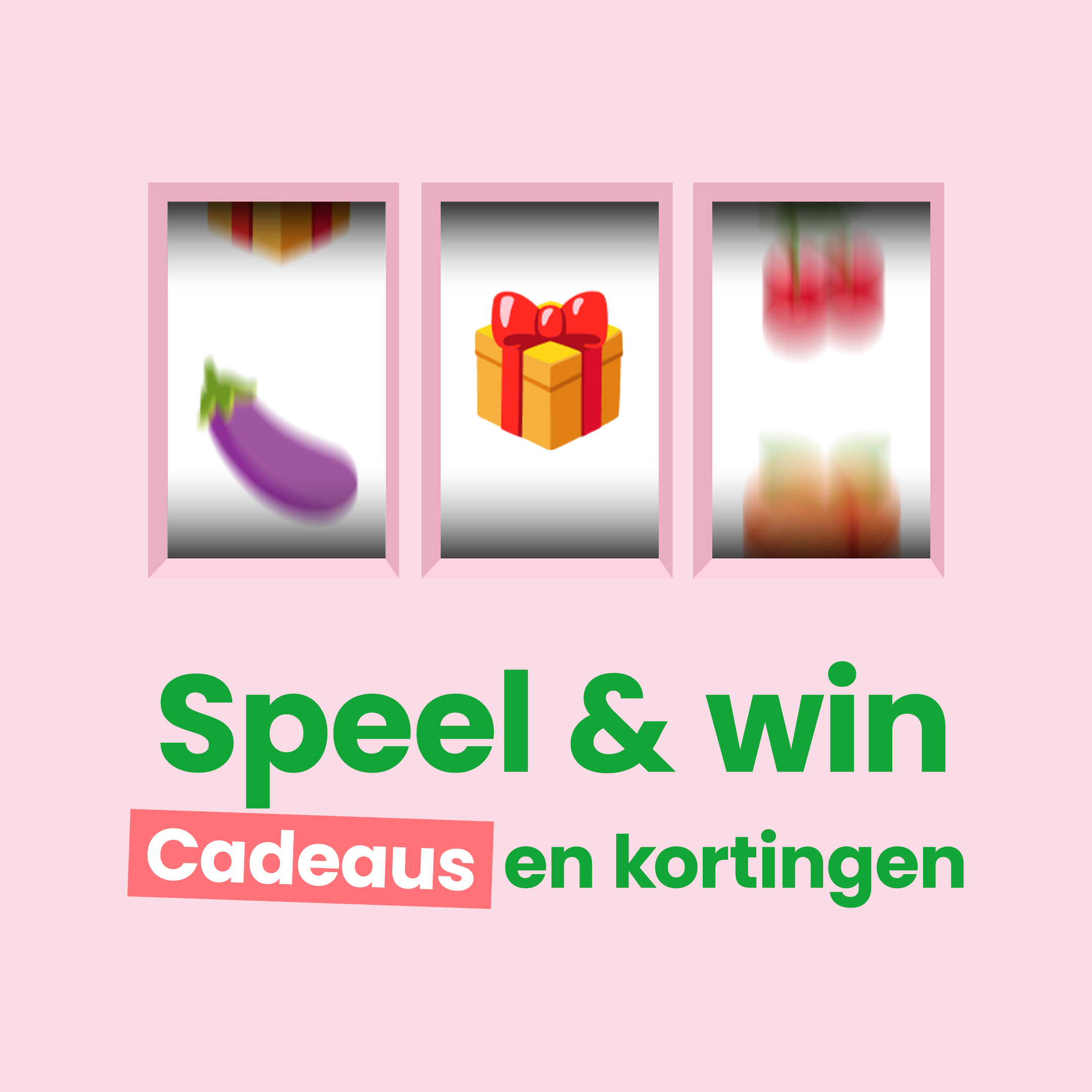 Speel & win cadeaus en kortingen mobile