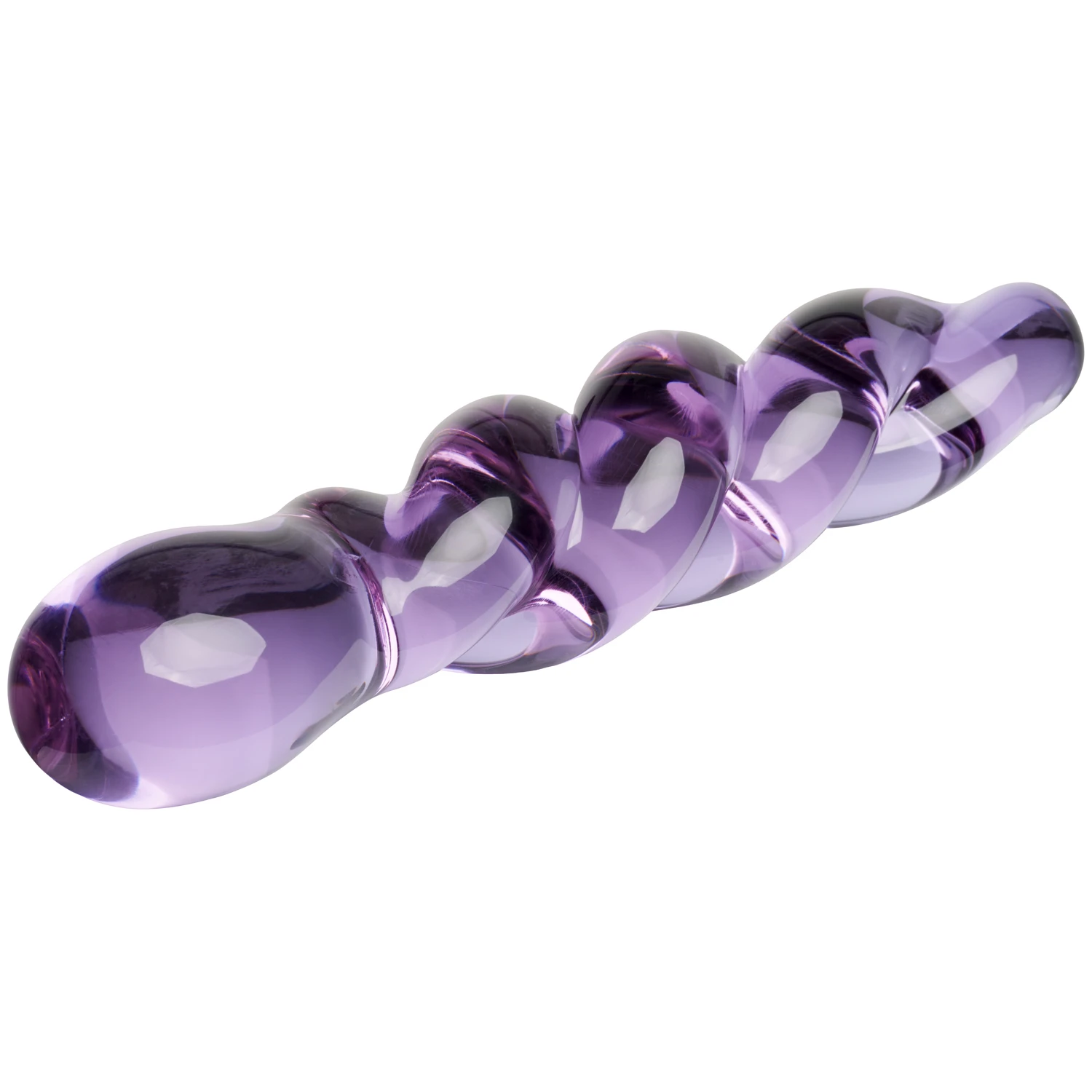 Sinful Twisted Lover Glass Dildo 19.8 cm 1