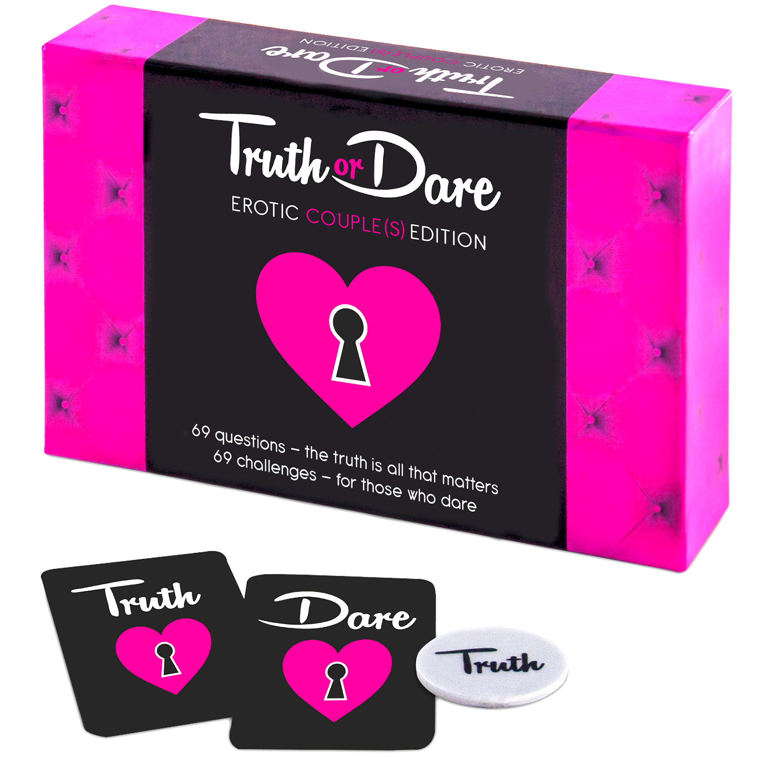 Tease & Please Truth or Dare Erotisk Spil til Par - Forskjellige farger