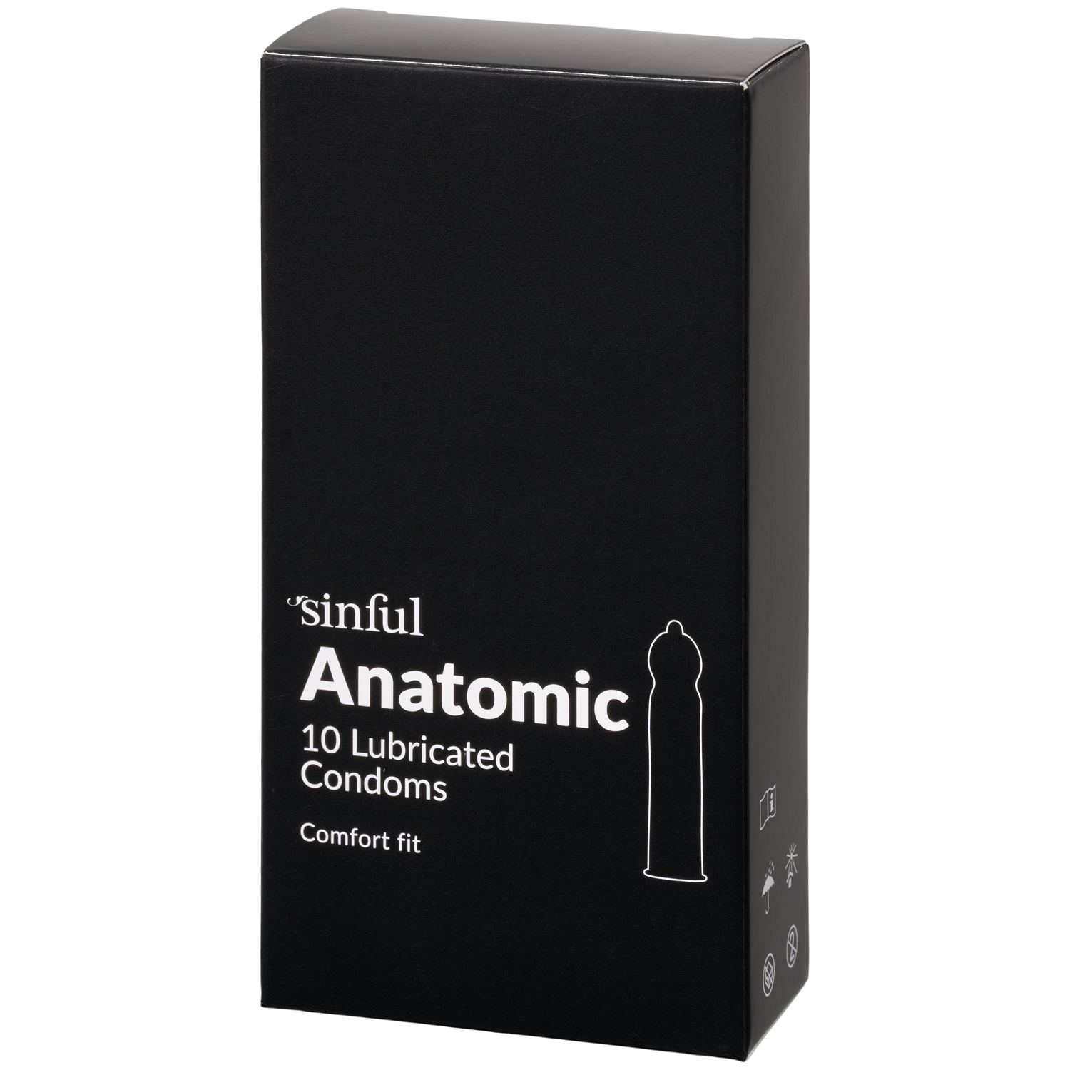 Sinful Anatomic Kondomer, 10 stk. - Clear