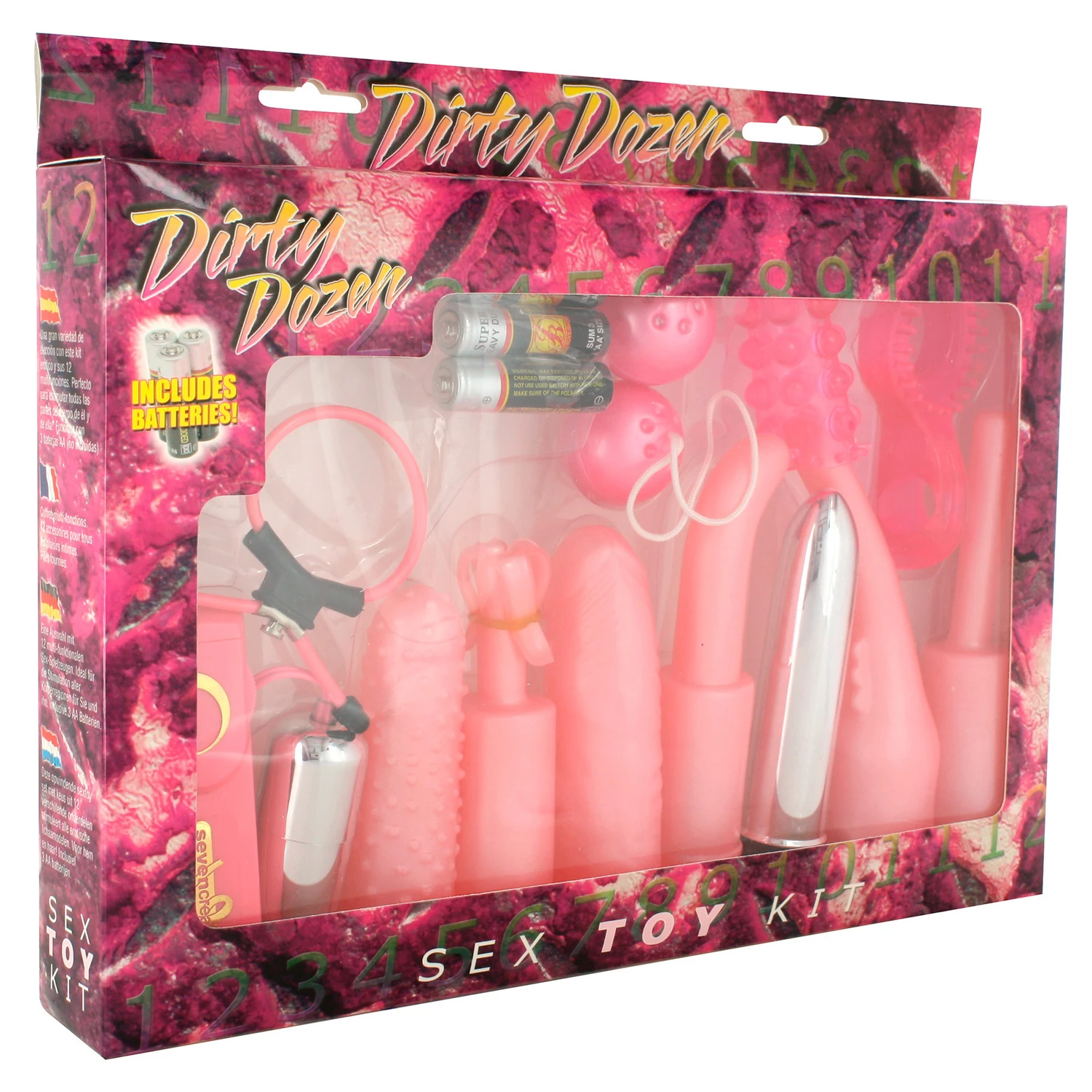 Seven Creations Dirty Dozen Sex Toy Sæt 1