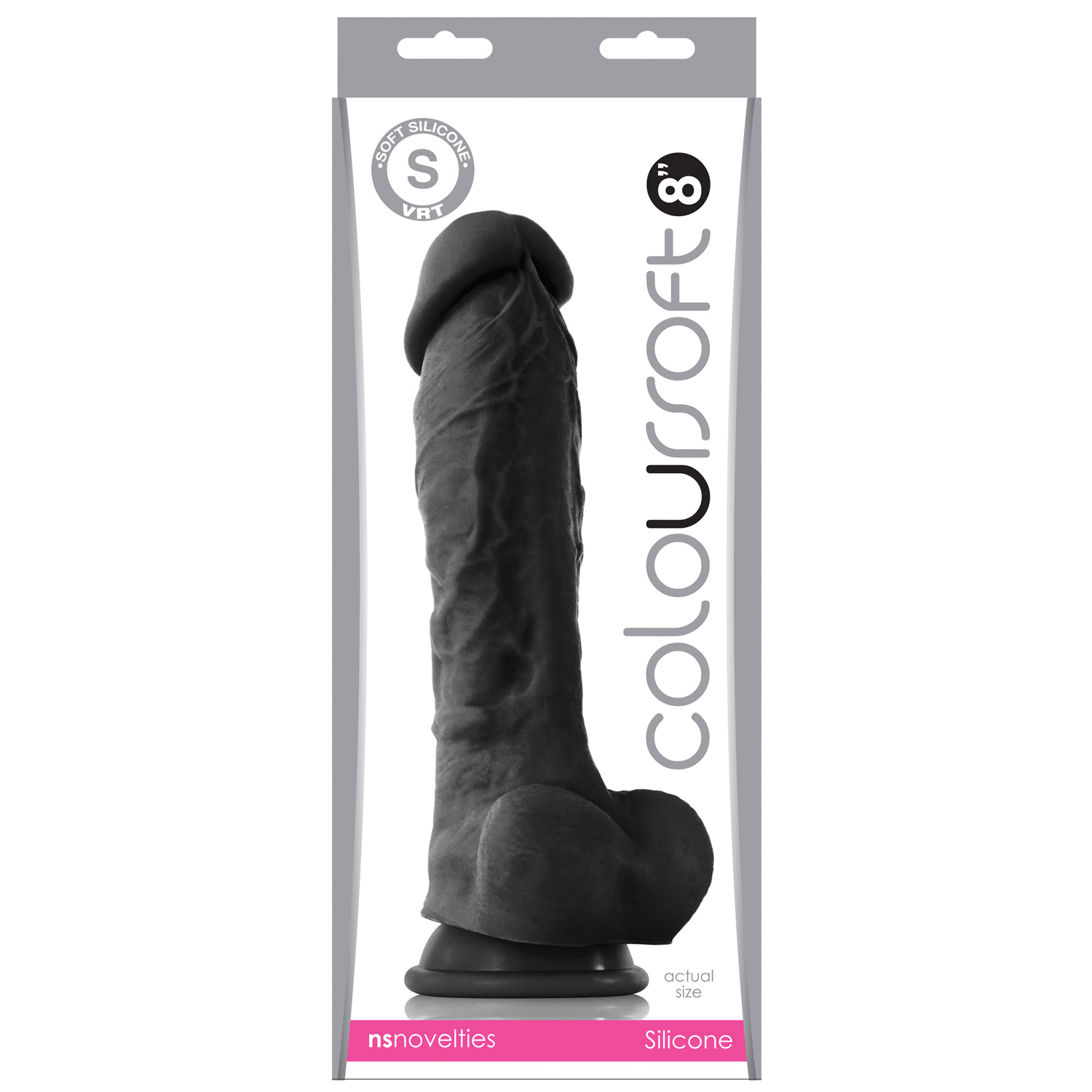 ColourSoft Weicher Silikondildo 25 cm mit Saugnapf 1