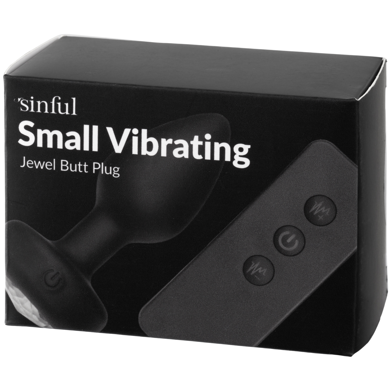 Sinful Small Vibrating Jewel Butt Plug | Sinful.dk