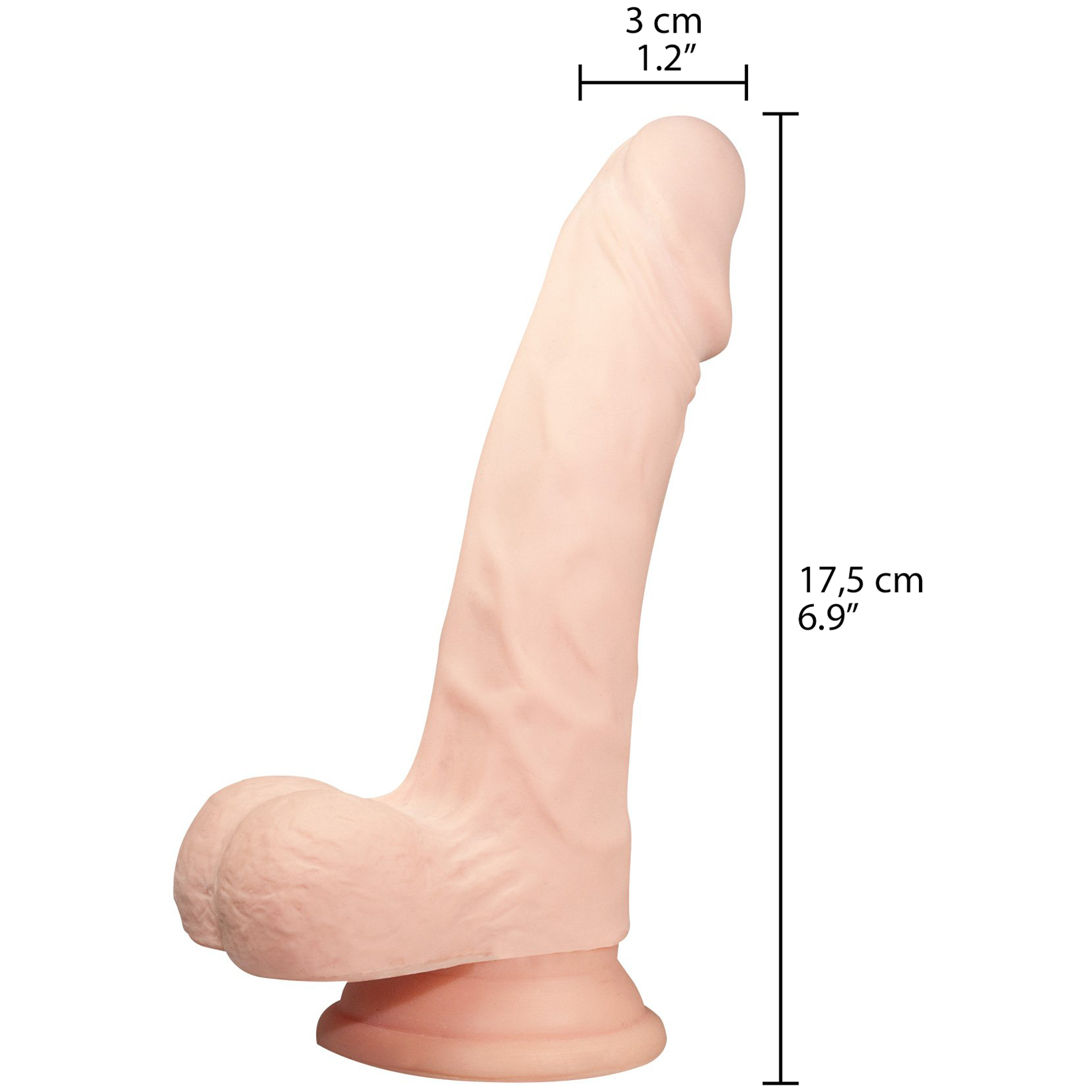 Realistixxx Real Nice Guy Dildovibraattori 17,5 cm 1