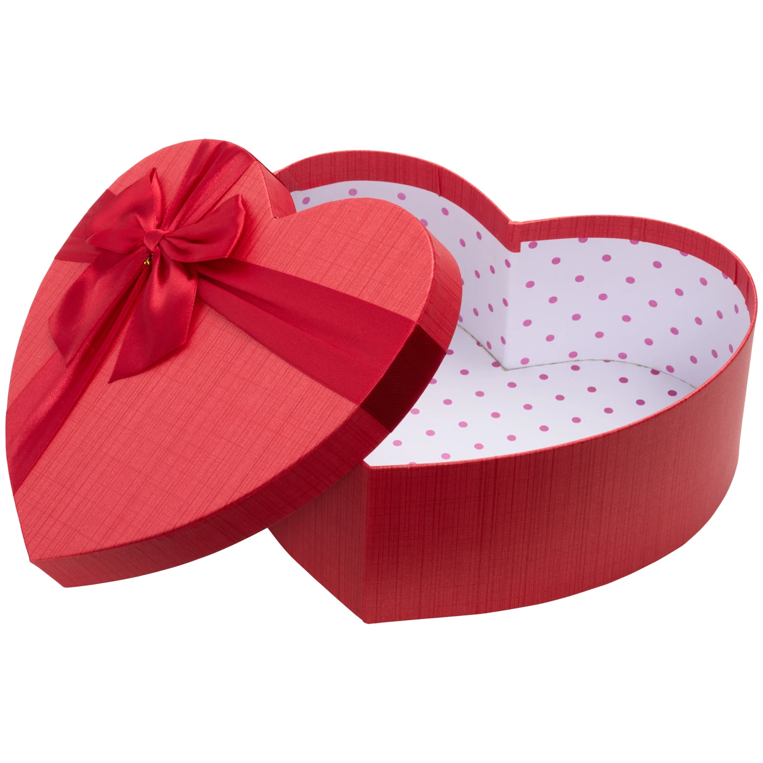 Hjerteformet Gaveæske med Silkebånd var 1