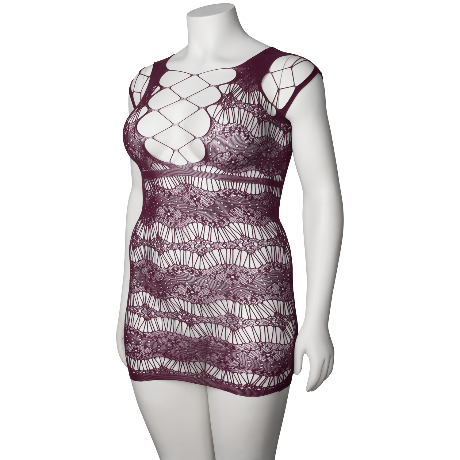 NORTIE Lilya Mini Burgunder Kjole var 6