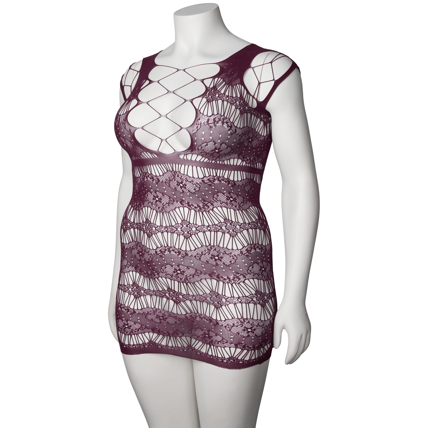 NORTIE Lilya Mini Burgunder Kjole var 6