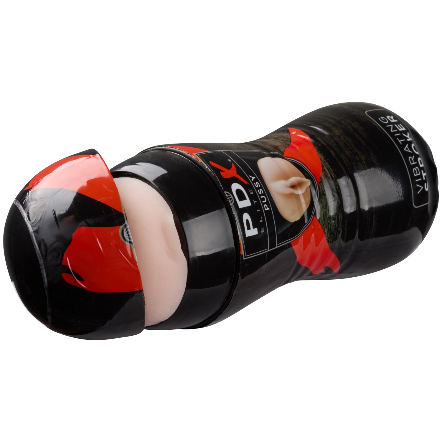 PDX Elite Vibrating Pussy Stroker Masturbateur var 2