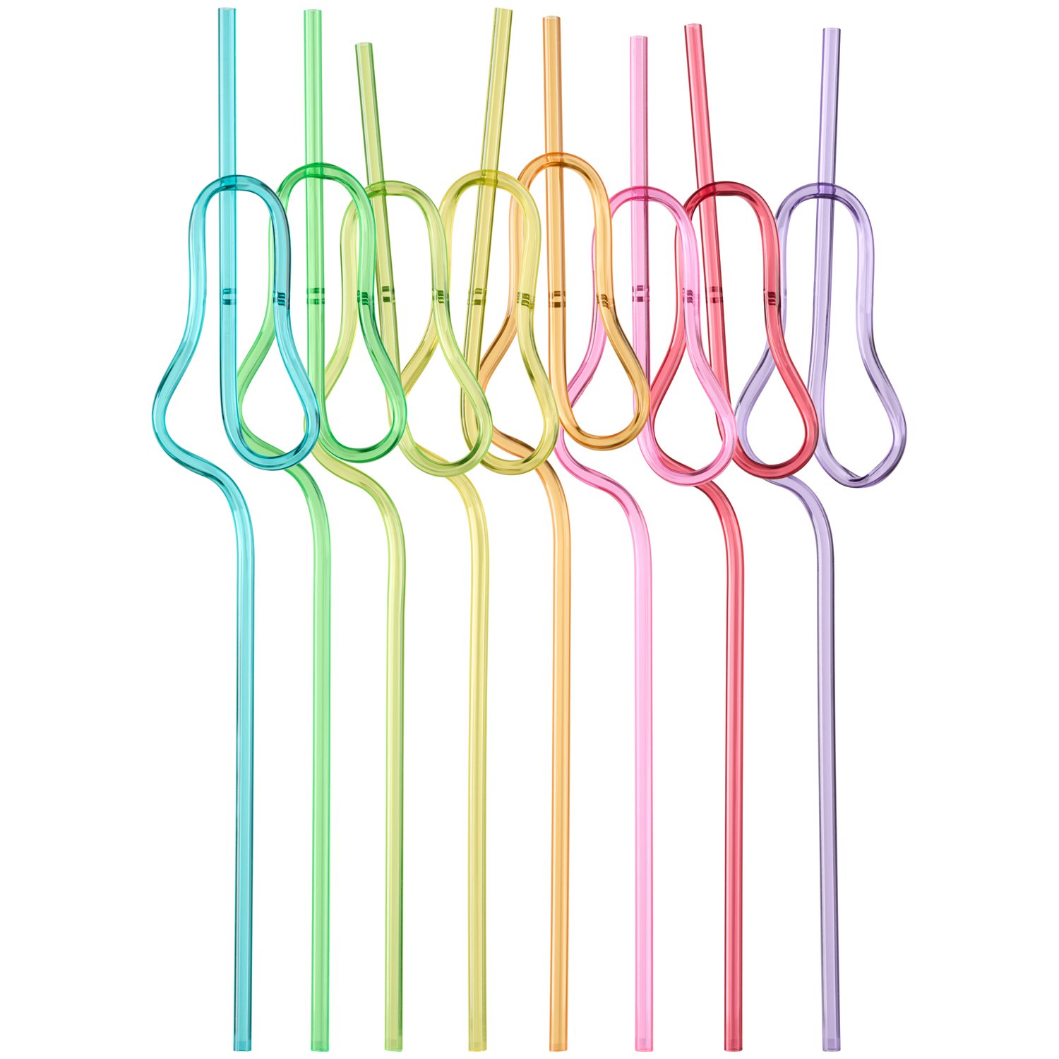 Little Genie Glitterati Silly Penis Suger&oslash;r 8 stk    - Flere farver