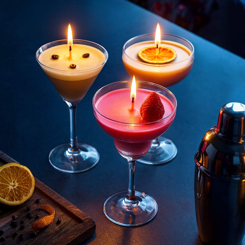 MikaMax Cocktail Candle Set var 2